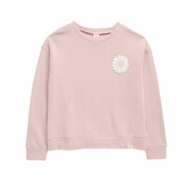 Treasure & Bond Girls Positive Energy Pullover Pink Small(7/8) MSRP $35 - Picture 1 of 4